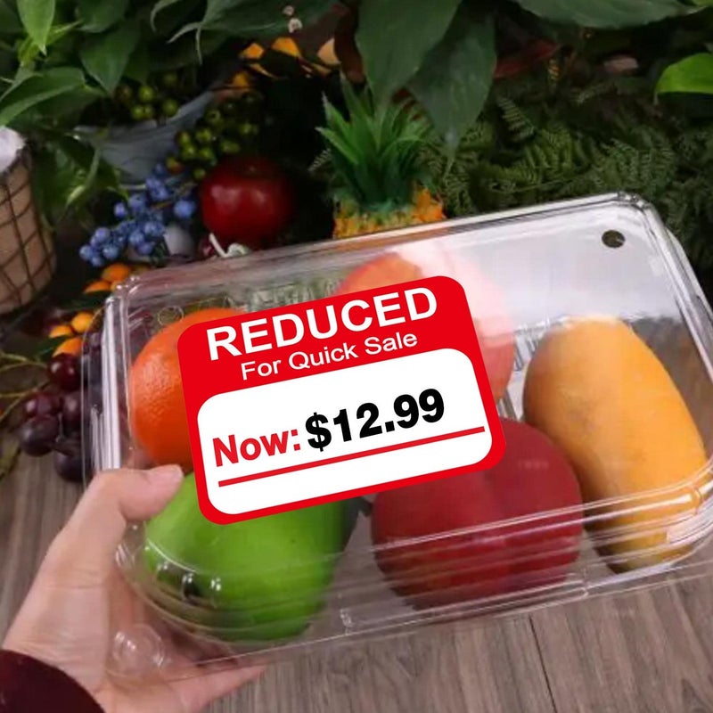 Well Tile Reduced Stickers Price Pricing Retail Labels 1.8" X 2" Grocery Store Food Labels 500 pcs - Image 3